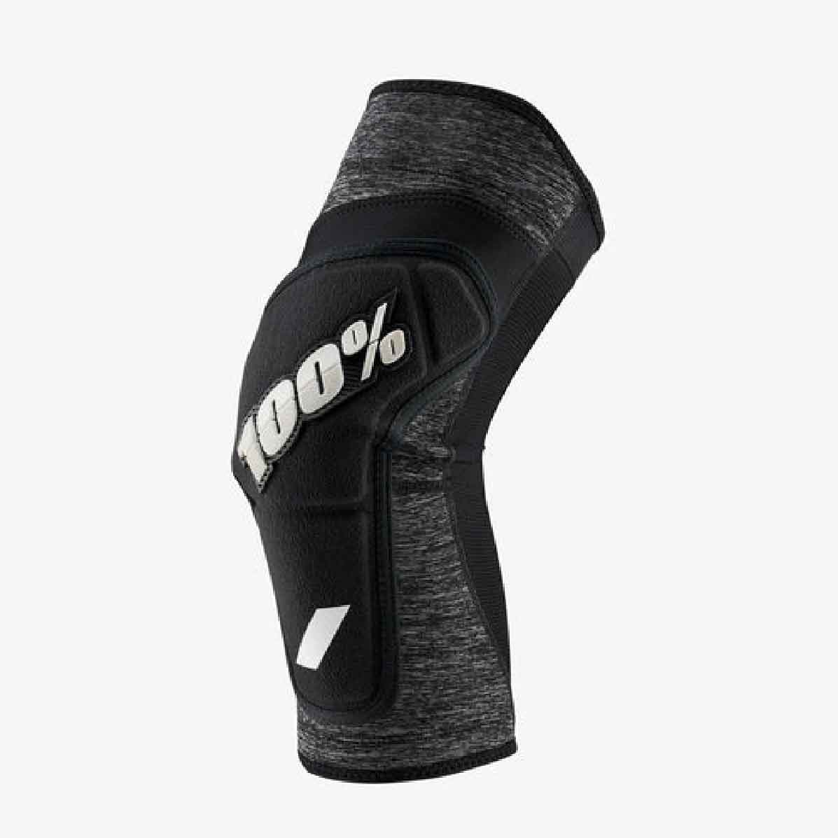Rodillera 100% RIDECAMP GrisNegro_RODILLERAS_100%_PROTECCIONES
