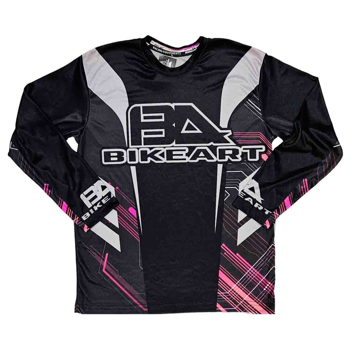 KINETIC BLACK GREY JERSEY_JERSEY BIKE ART_BIKE ART_TRICOTAS_KINETIC_BIKE ART TRICOTAS